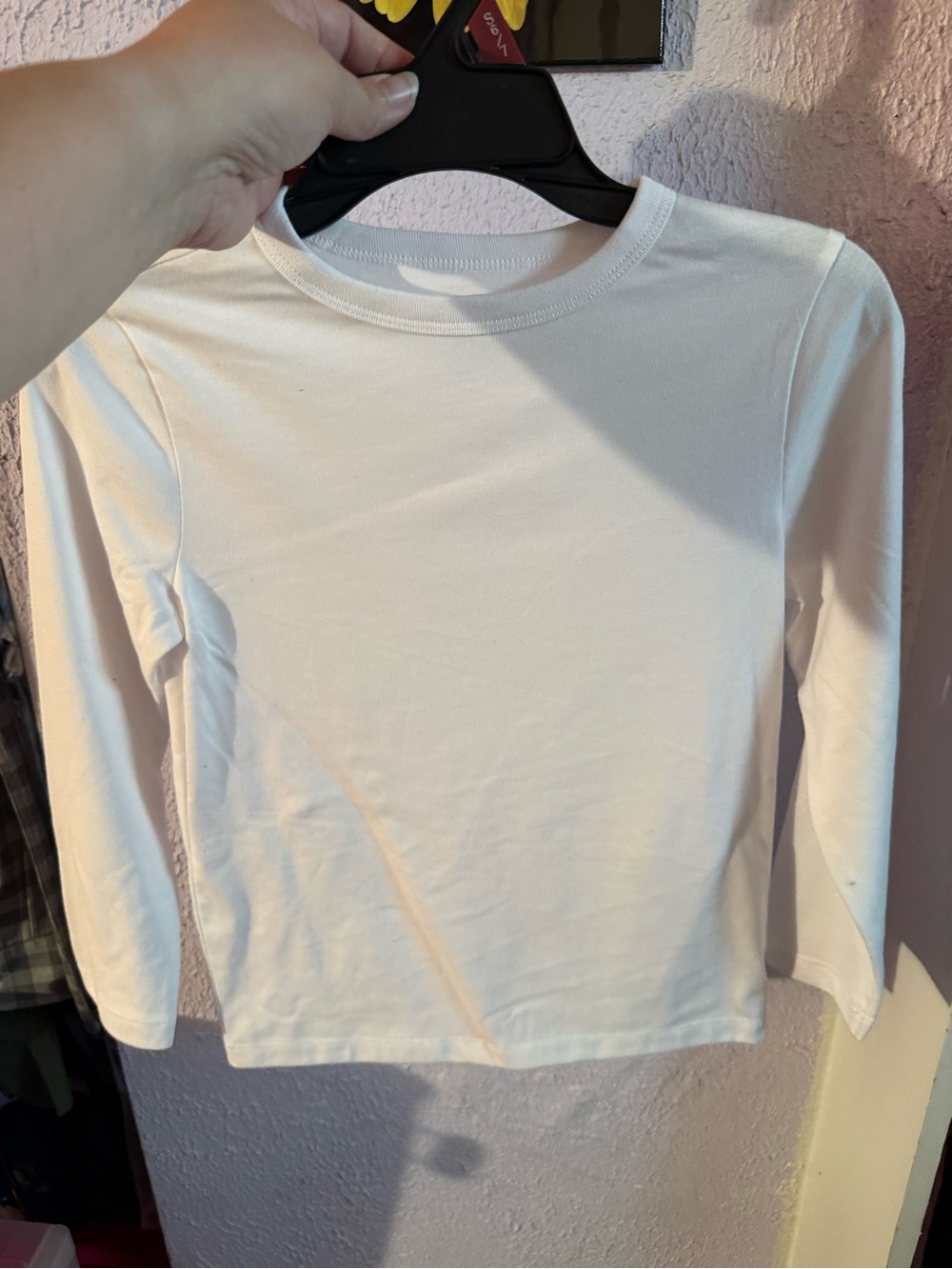 wonder nation White Long-Sleeve Crewneck Tee for Kids